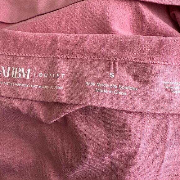 NWT White House Black Market Dual Neck Seamless Tank Cashmere Rose Small #WHBM34 - Picture 4 of 8